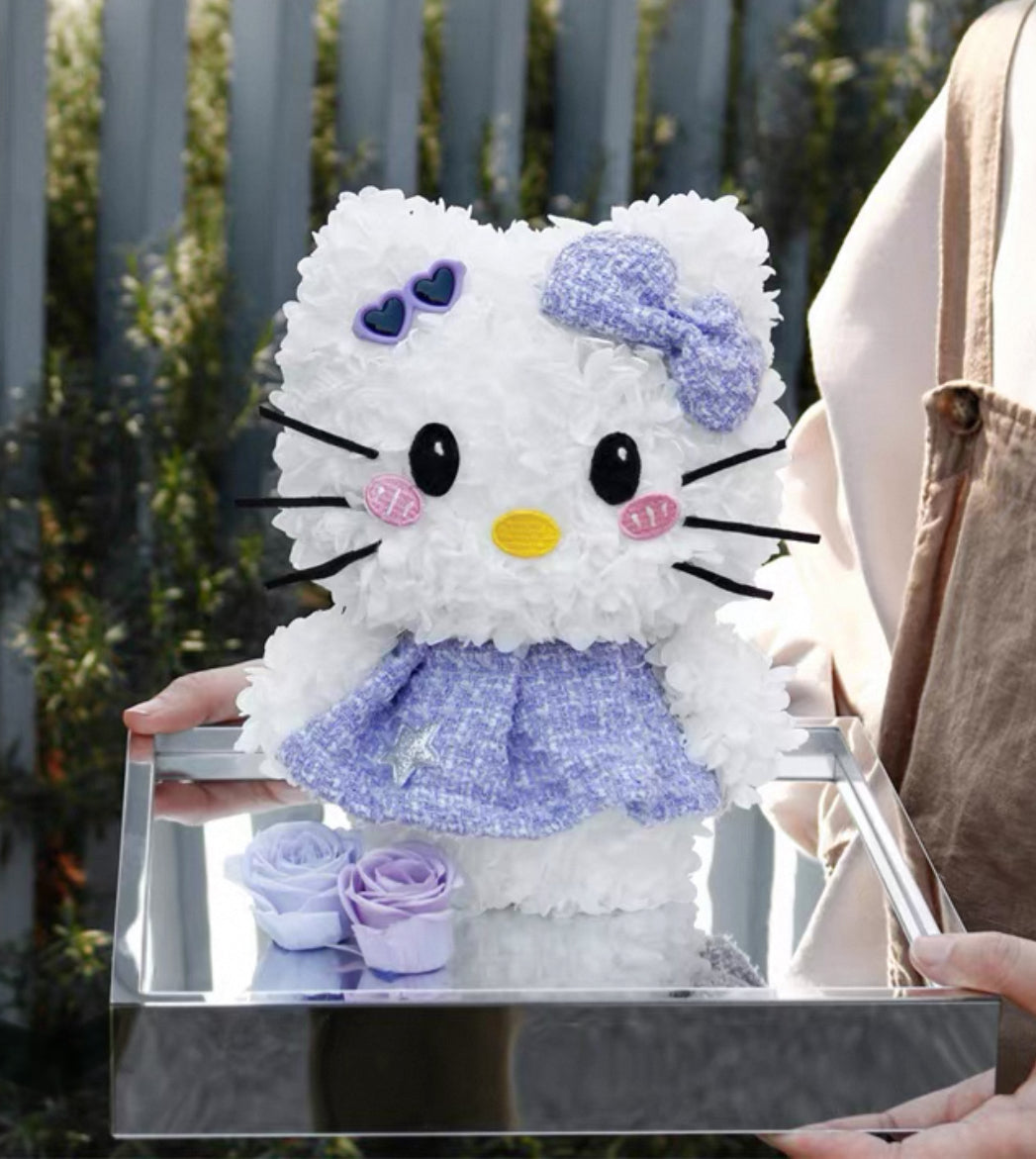 Hello Kitty 繡球永生花