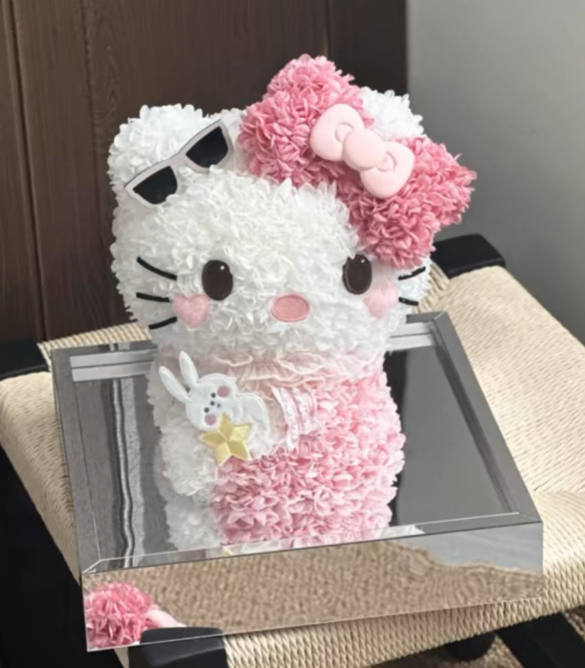 Hello Kitty 繡球永生花