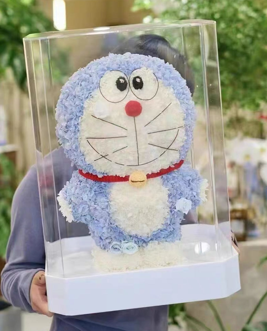 哆啦A夢 繡球永生花