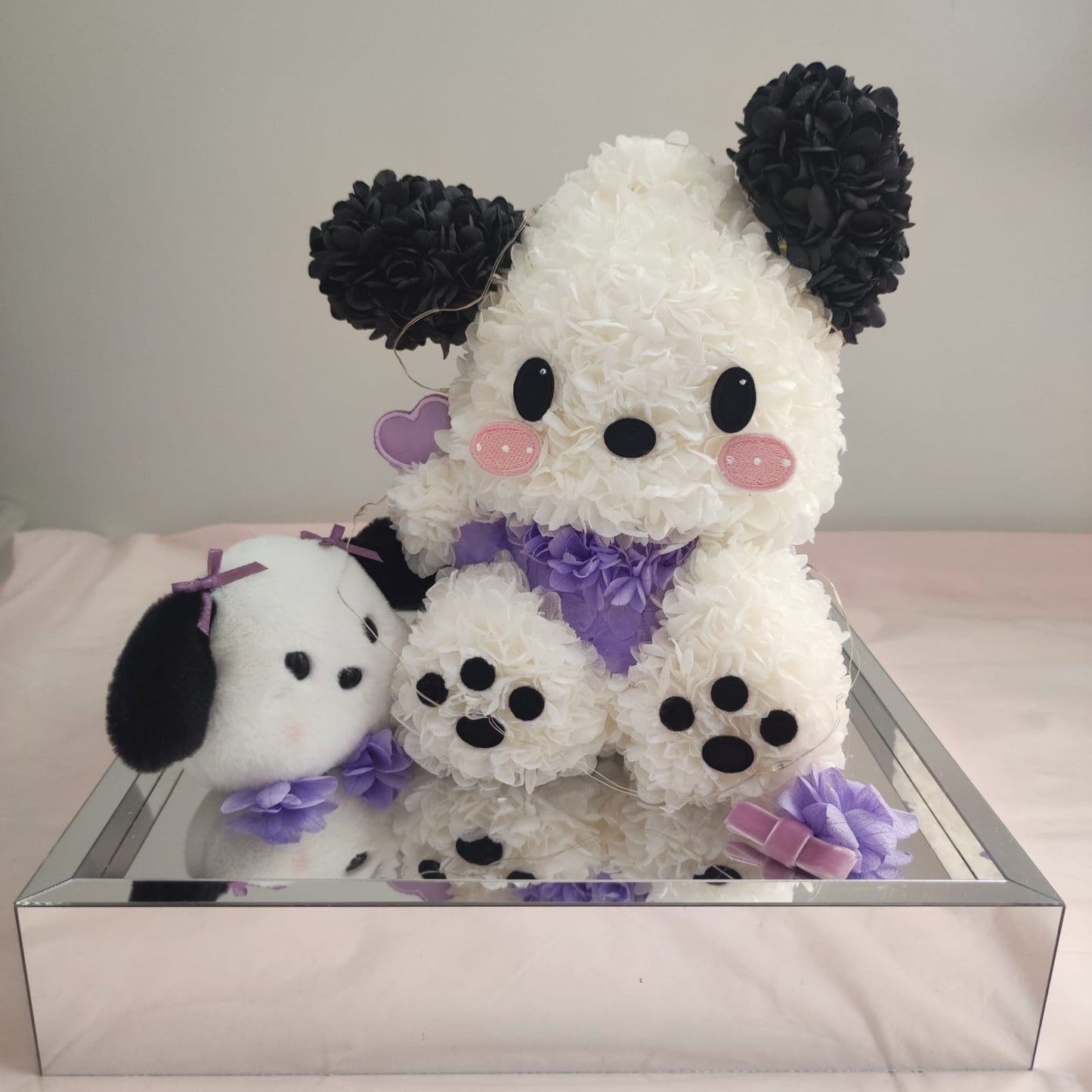 Pochacco(PC狗) 繡球永生花
