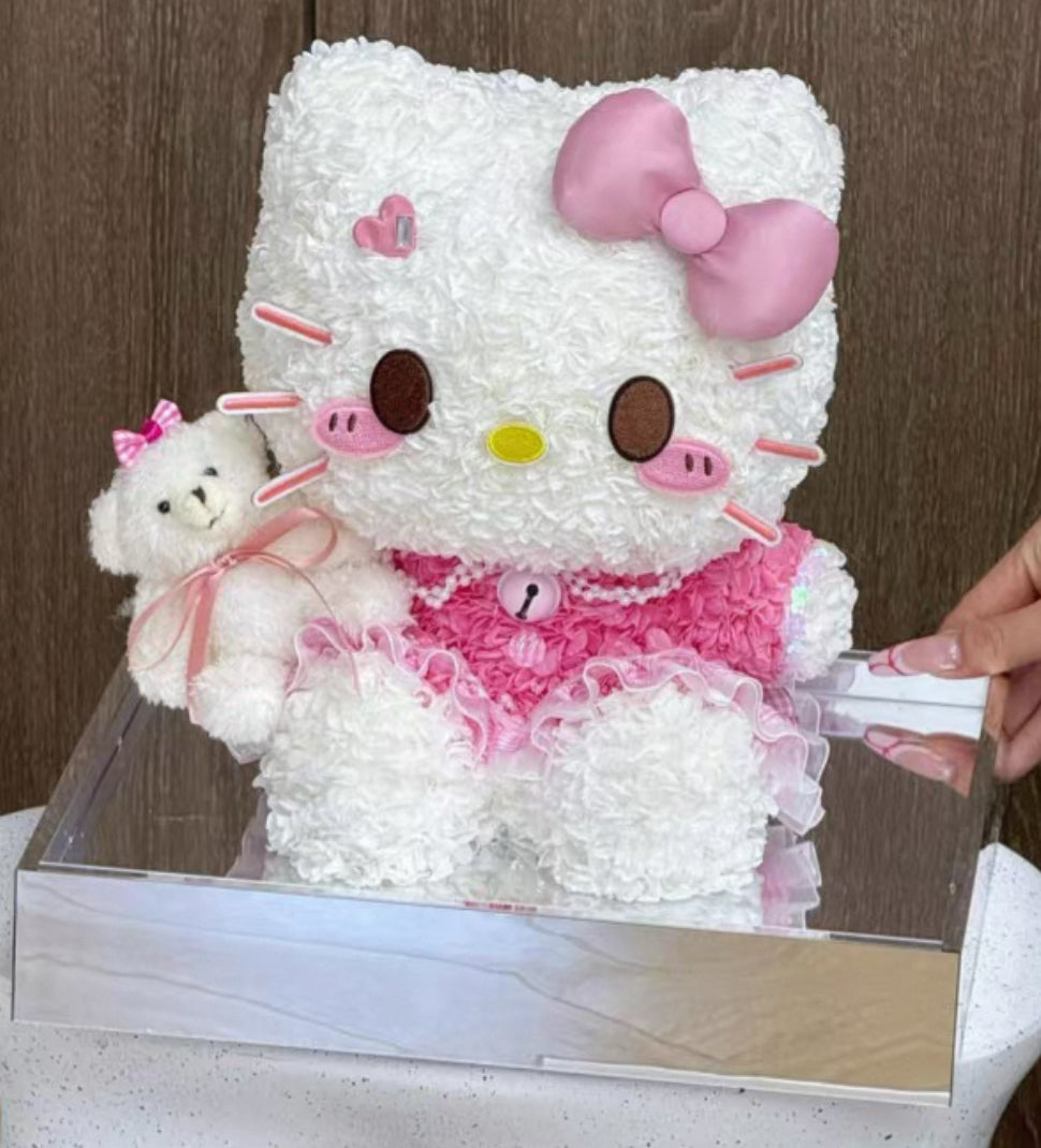 Hello Kitty 繡球永生花