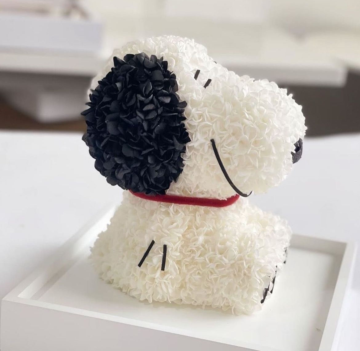 Snoppy 繡球永生花