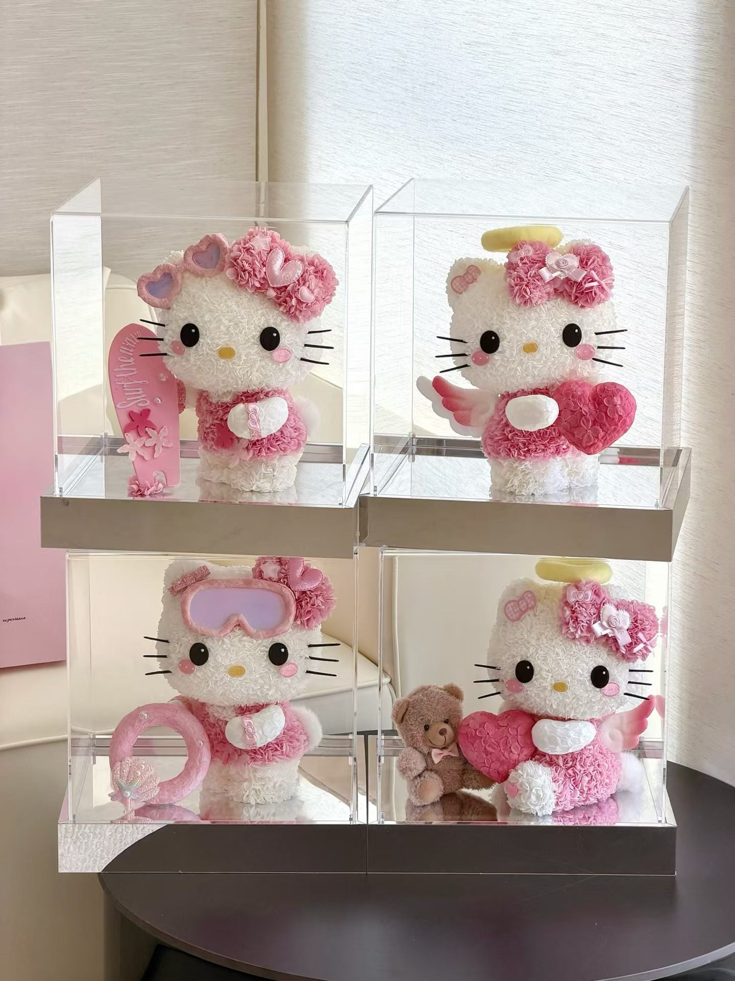 Hello Kitty 繡球永生花