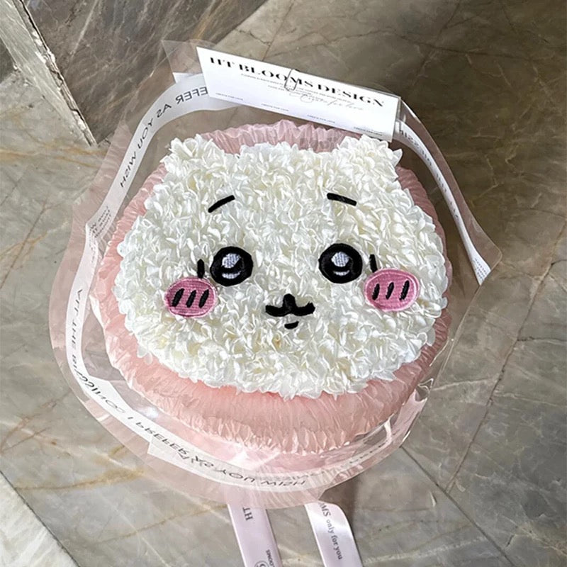 Chiikawa 繡球永生花花束