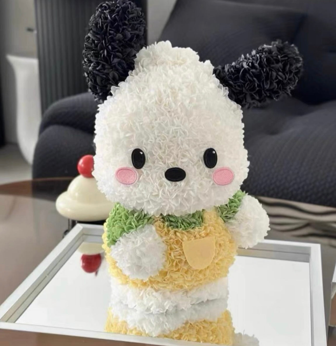 Pochacco(PC狗) 繡球永生花