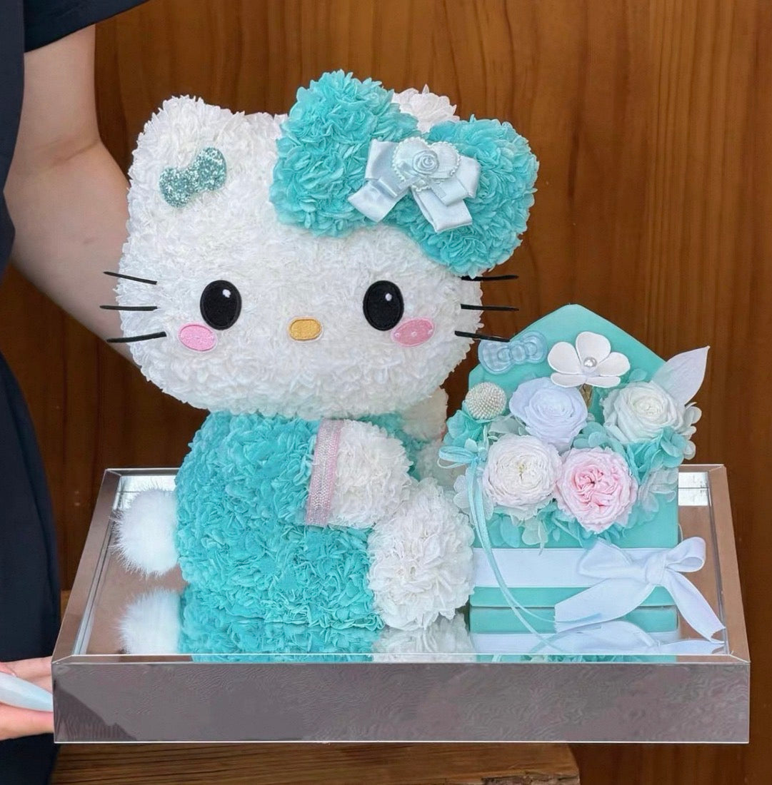Hello Kitty 繡球永生花