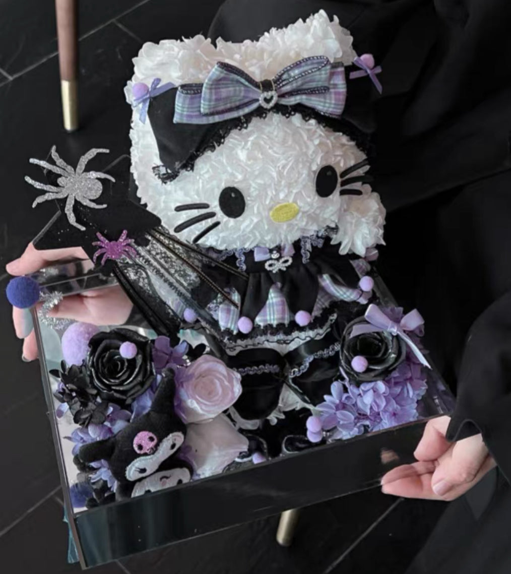 Hello Kitty 繡球永生花