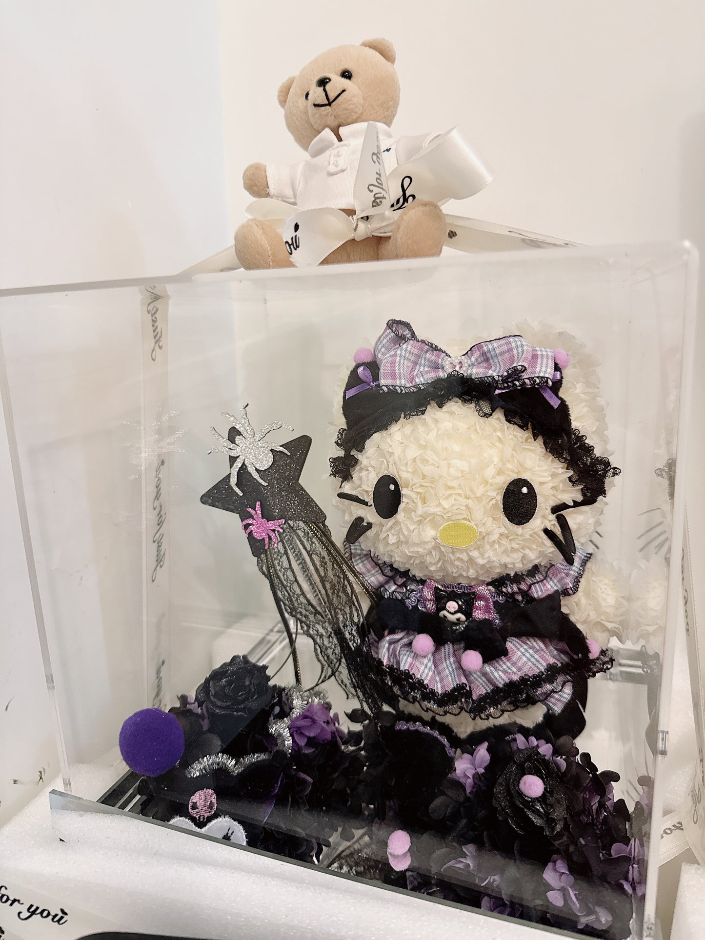Hello Kitty 繡球永生花