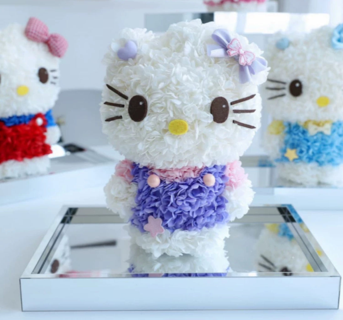 Hello Kitty 繡球永生花