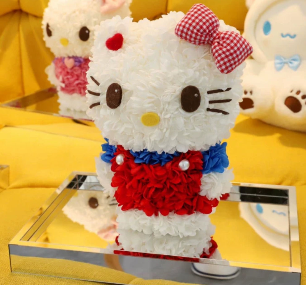 Hello Kitty 繡球永生花