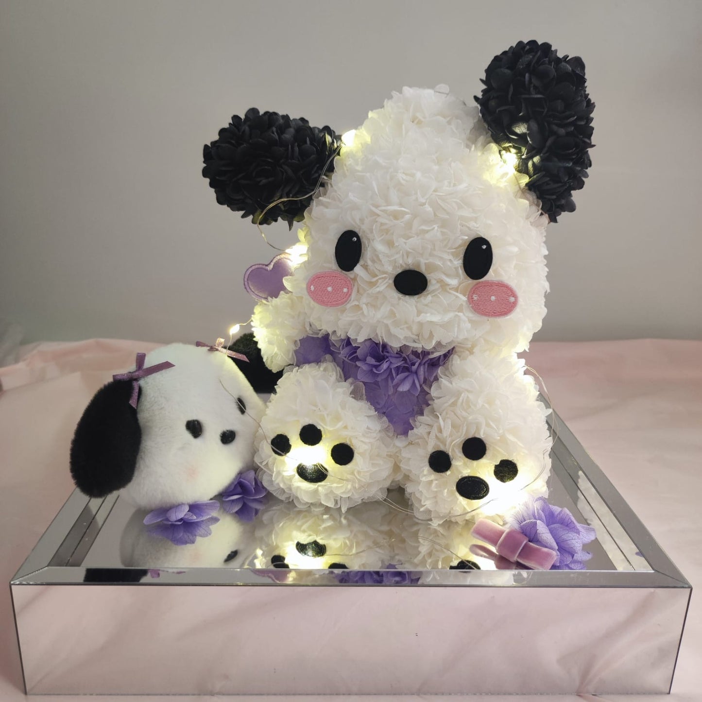 Pochacco(PC狗) 繡球永生花