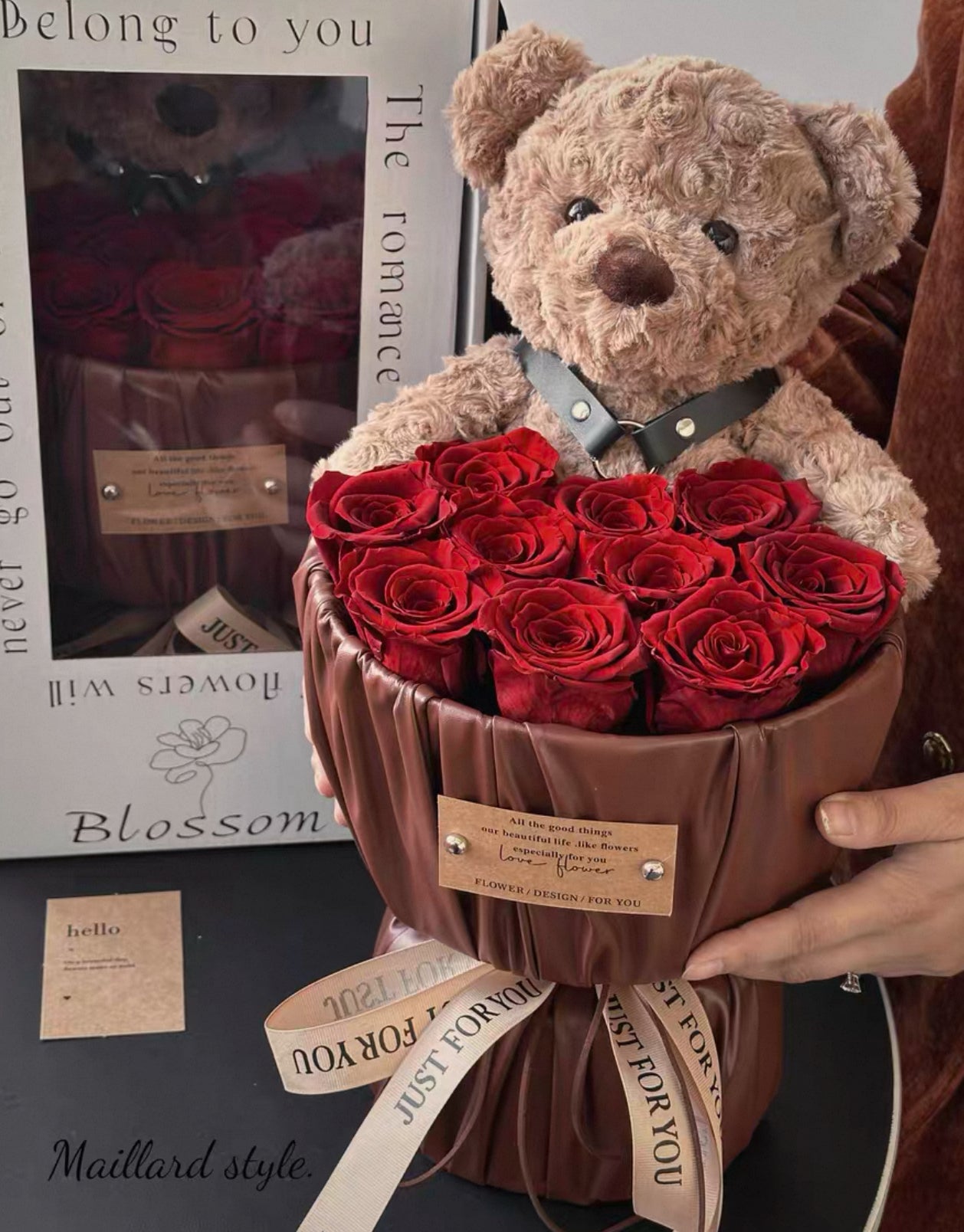 Teddy Bear 繡球永生花