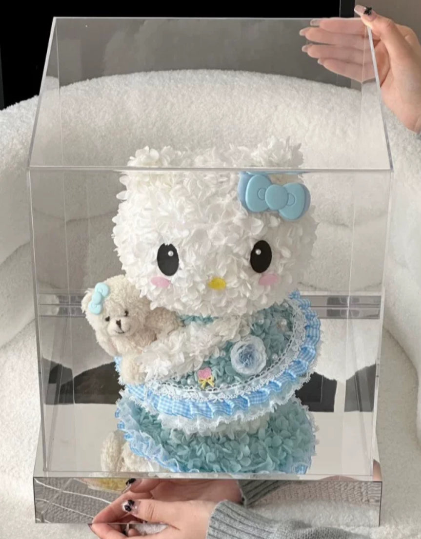Hello Kitty 繡球永生花