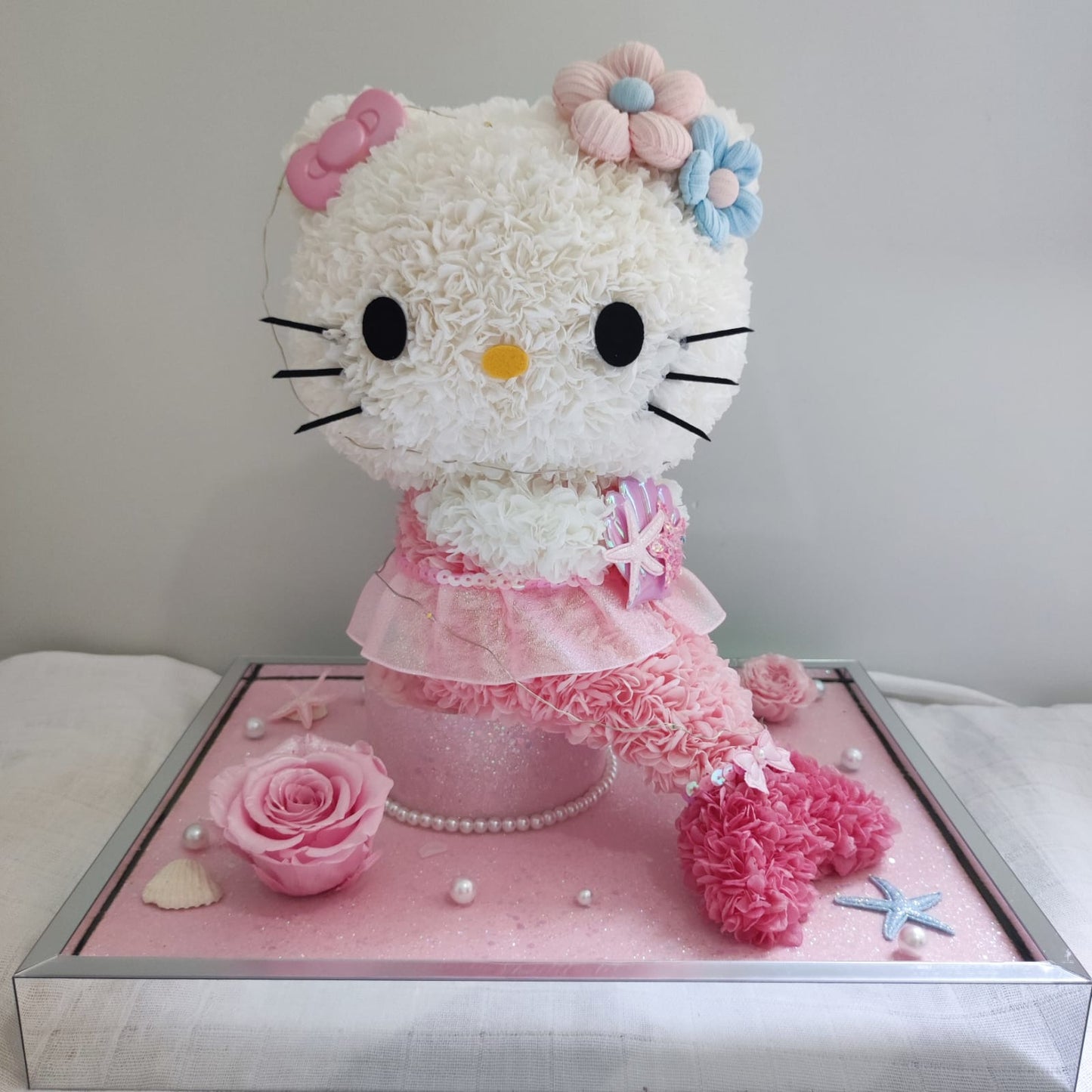 Hello Kitty 繡球永生花