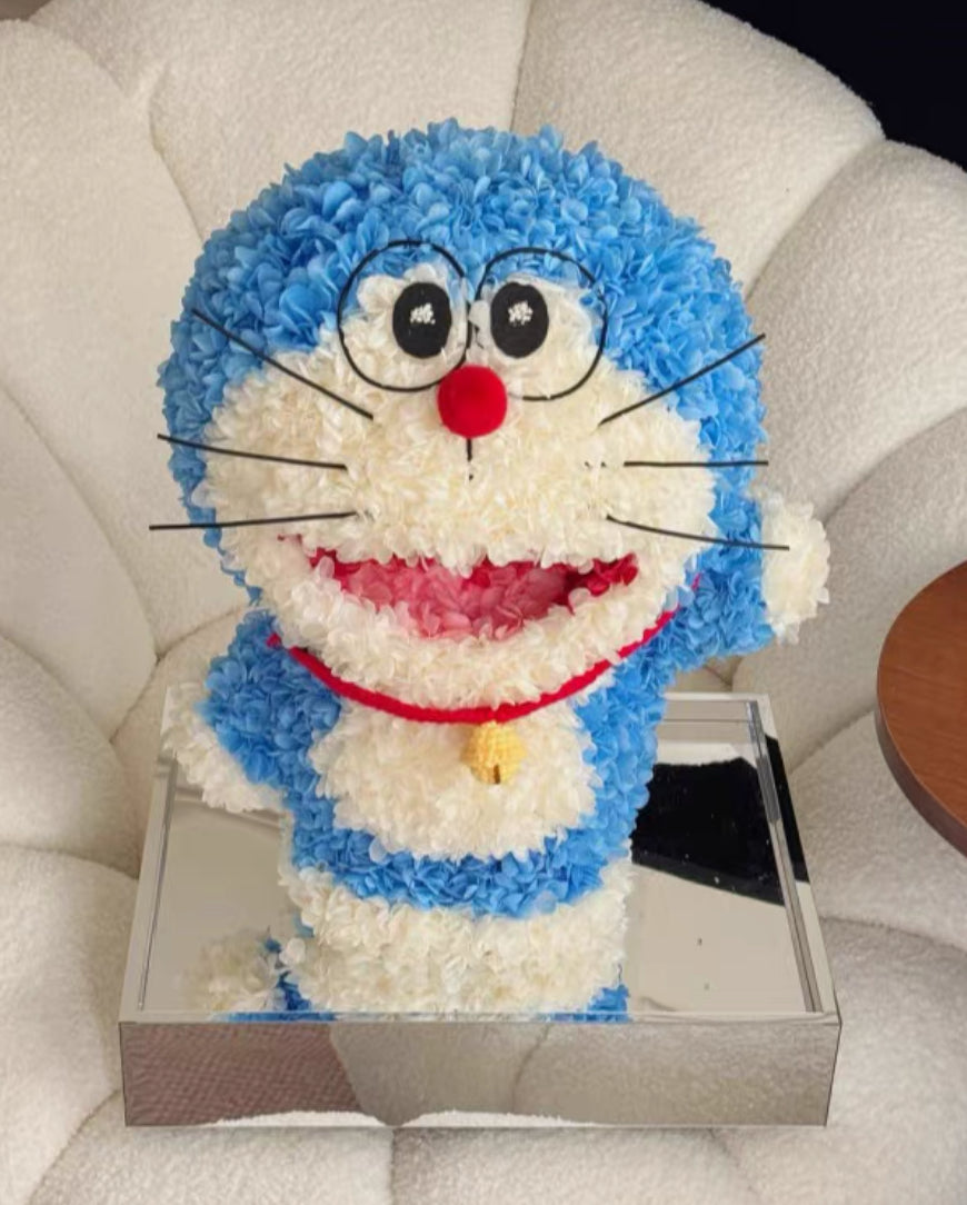 哆啦A夢 繡球永生花