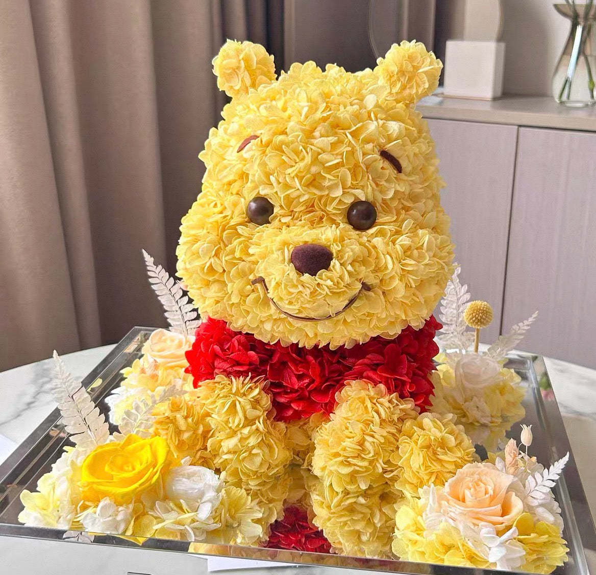 Winnie The Pooh 繡球永生花
