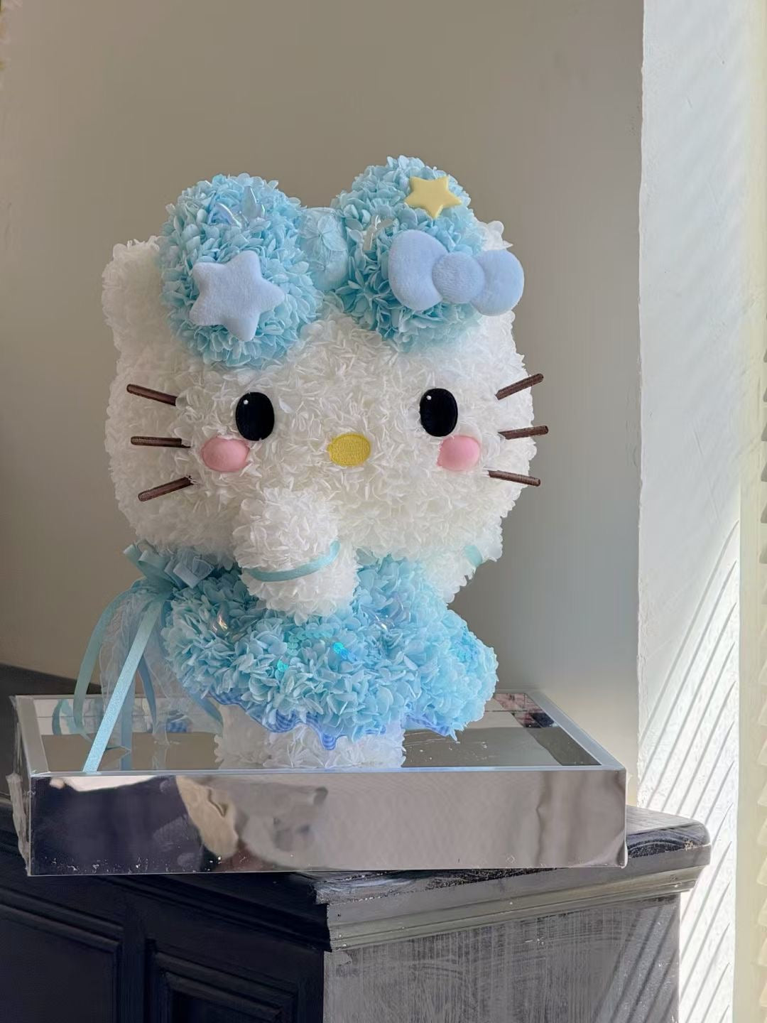 Hello Kitty 繡球永生花