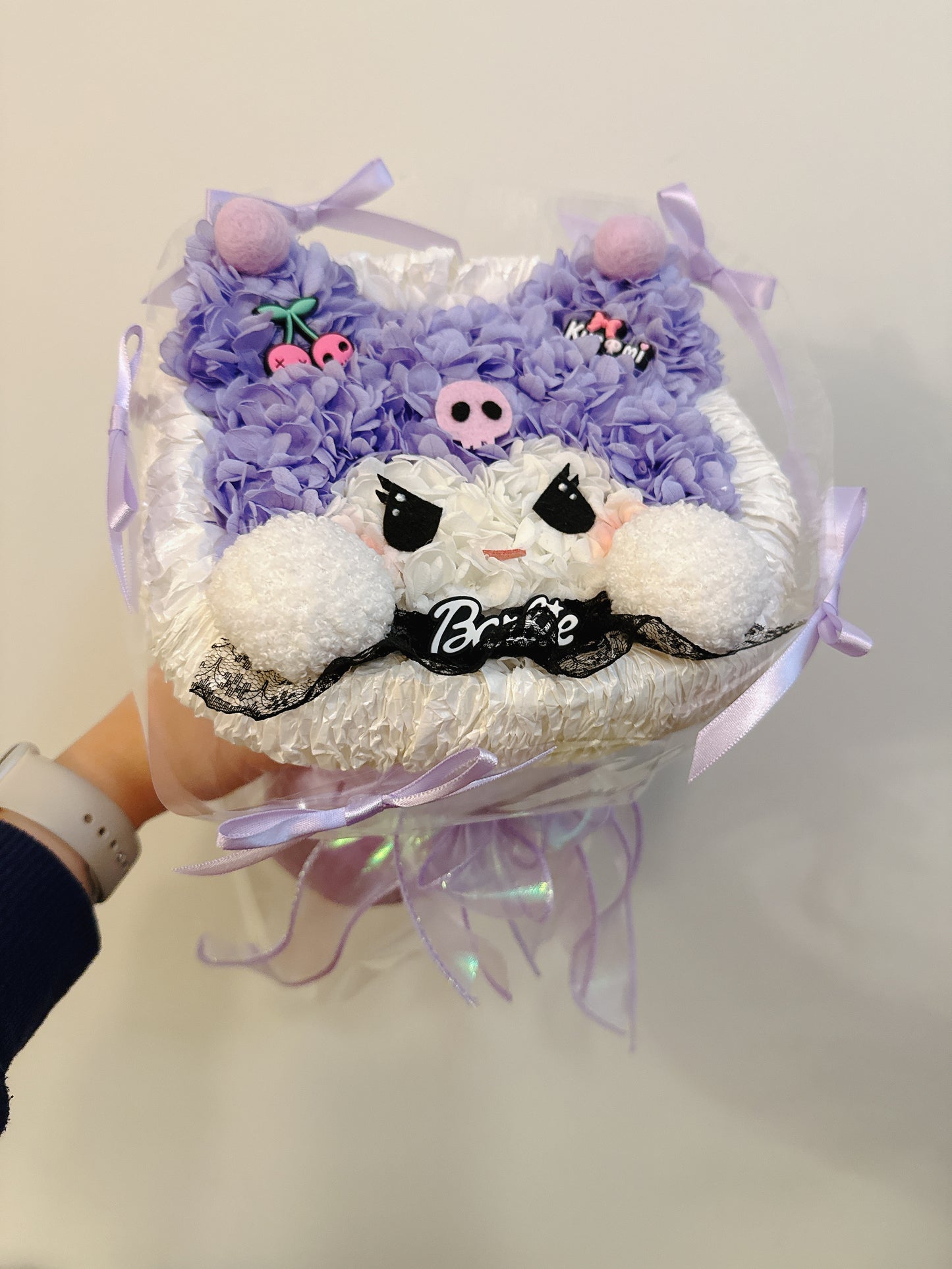 Kuromi 繡球永生花花束