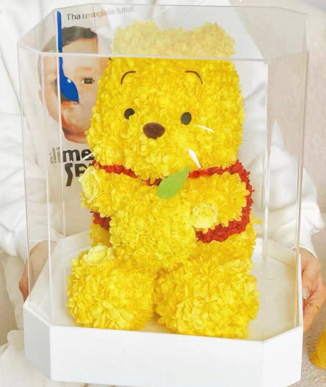 Winnie The Pooh 繡球永生花
