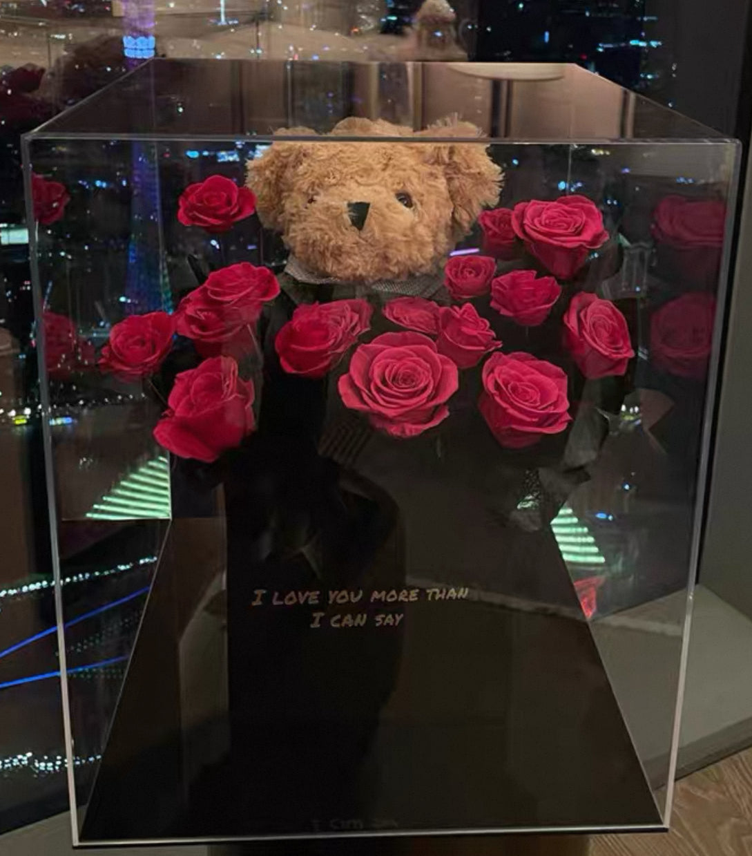 Teddy Bear 繡球永生花 (4色)