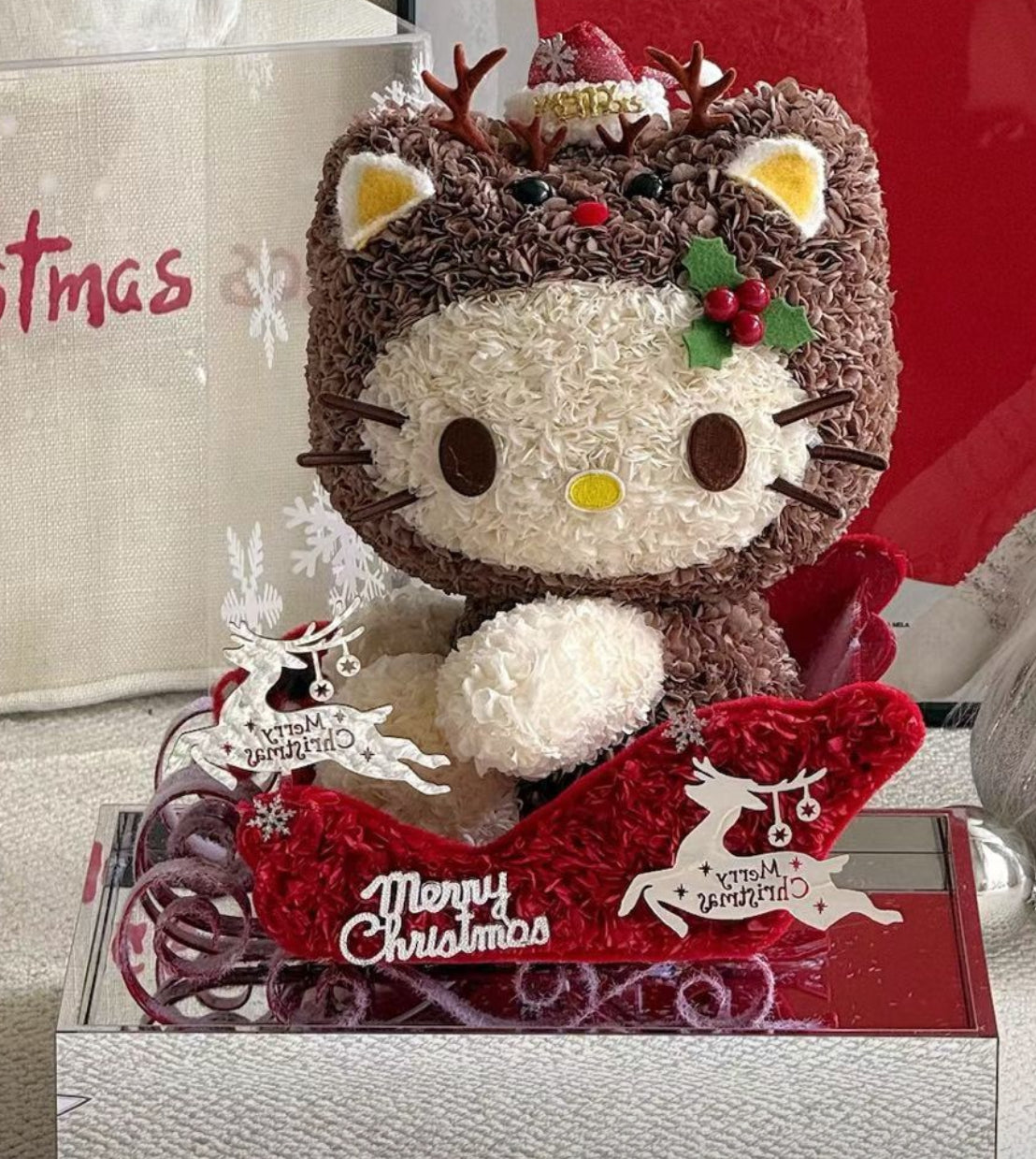 Hello Kitty 繡球永生花