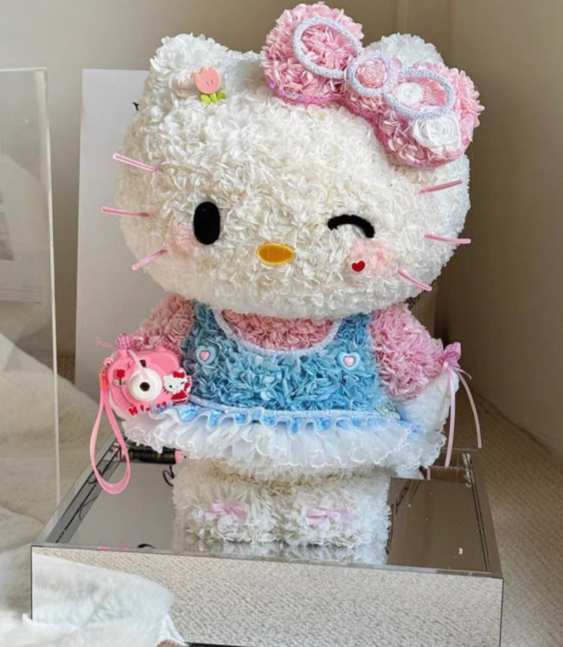 Hello Kitty 繡球永生花