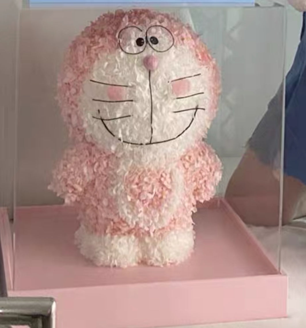 哆啦A夢 繡球永生花