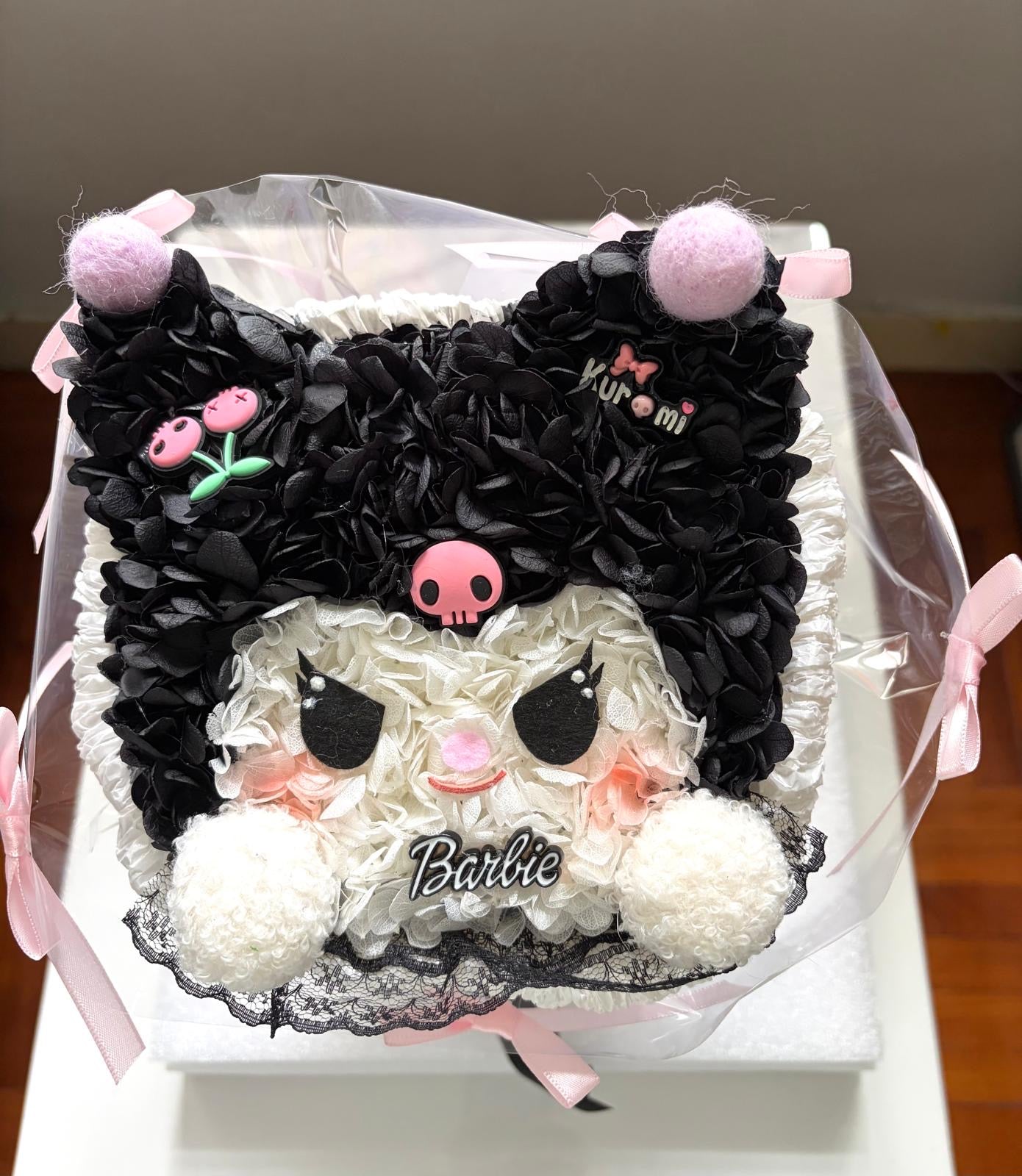 Kuromi 繡球永生花花束