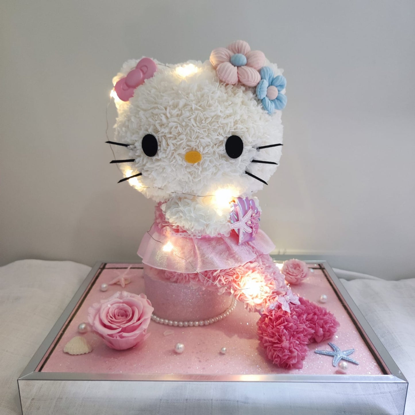 Hello Kitty 繡球永生花