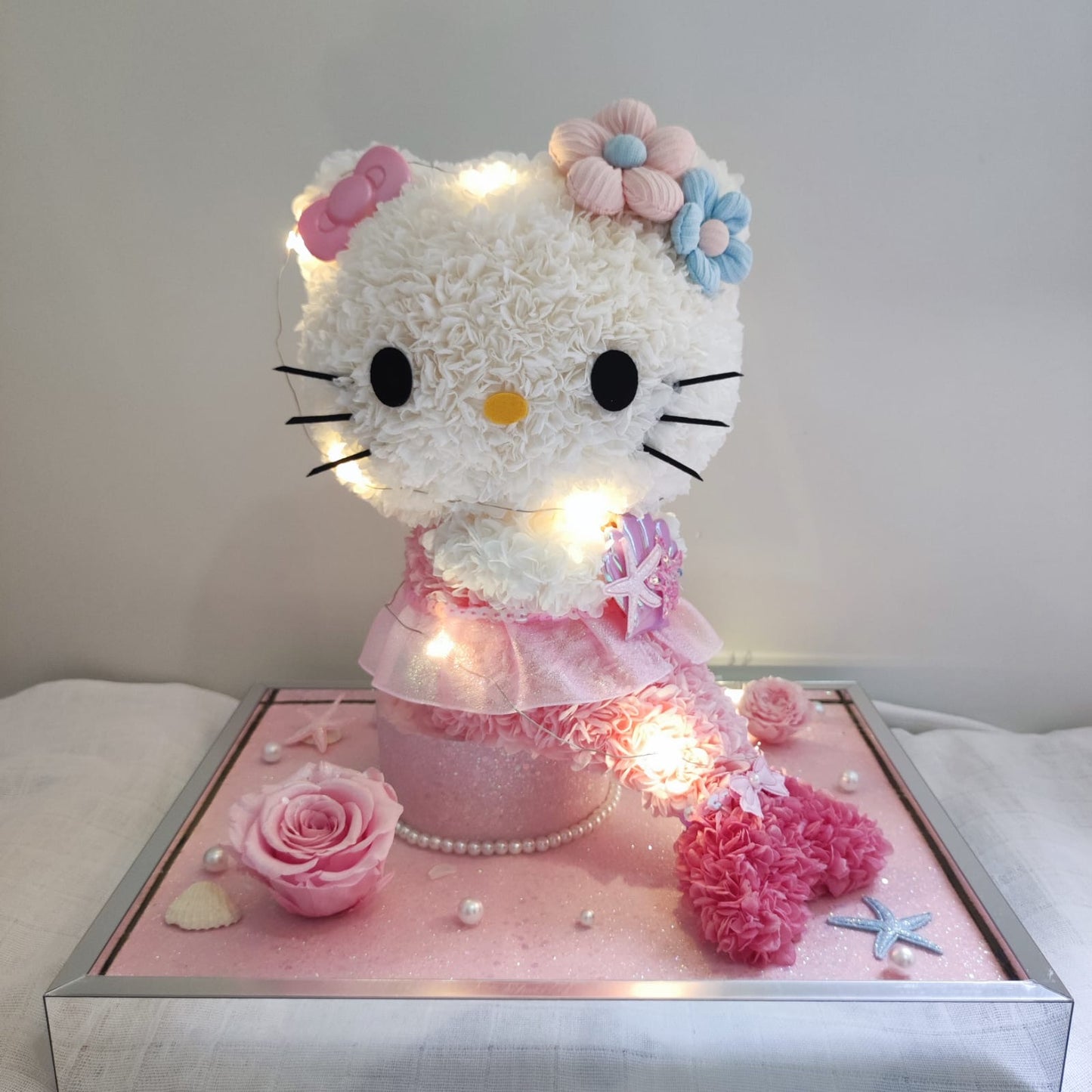 Hello Kitty 繡球永生花