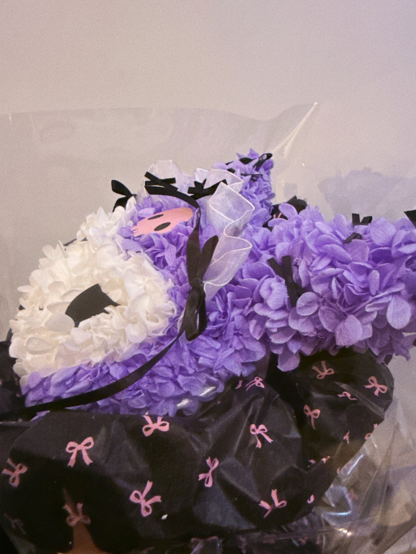 獨家自創卡通永生花花束 - Kuromi