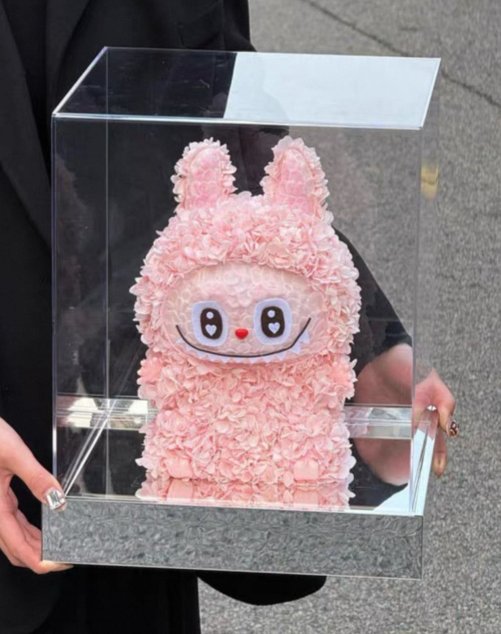 Labubu 繡球永生花