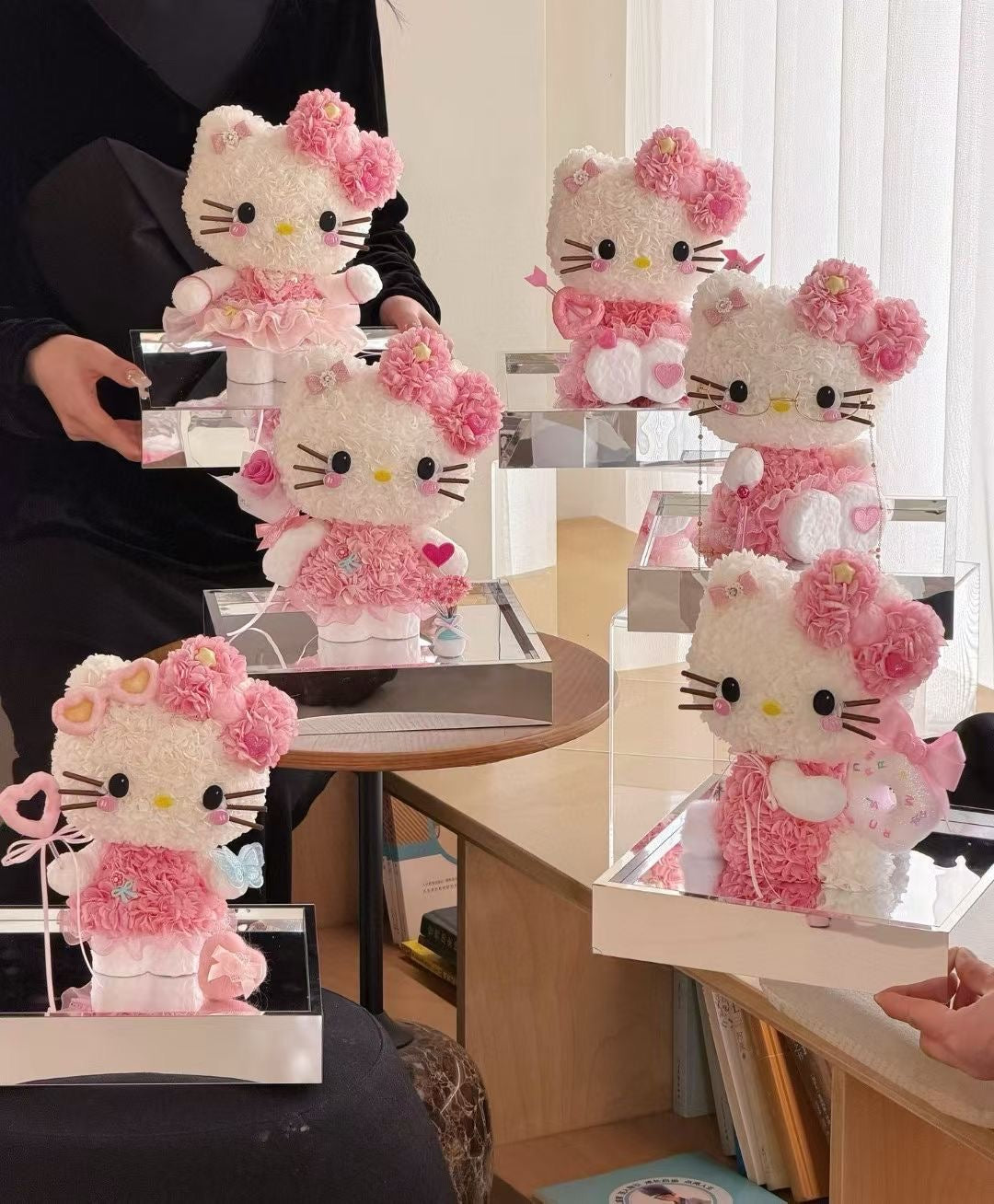 Hello Kitty 繡球永生花