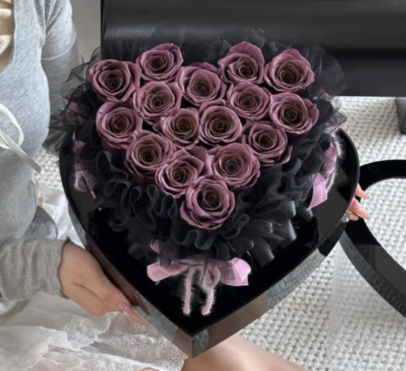 玫瑰永生花盒 (15朵)