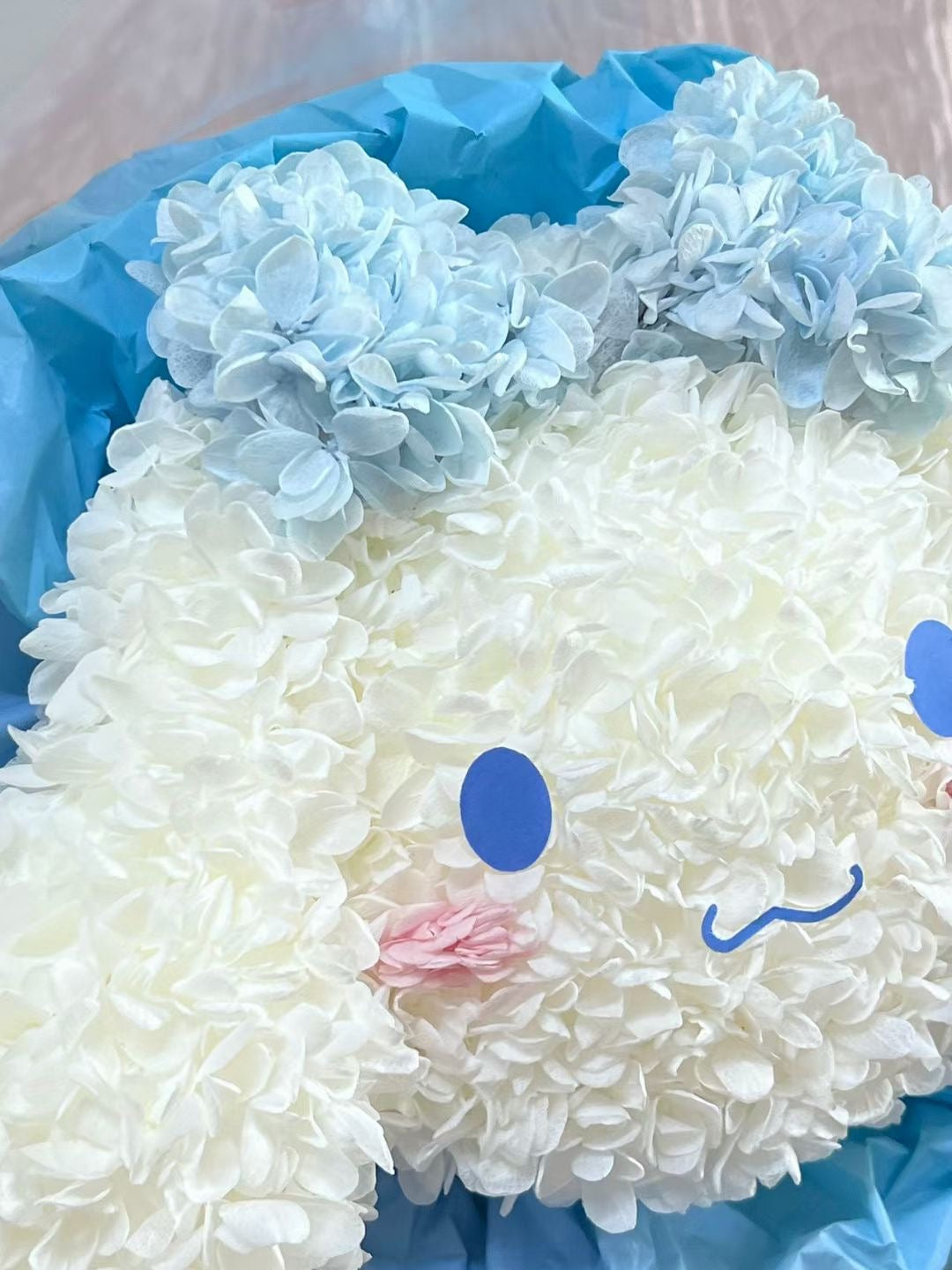 獨家自創卡通永生花花束 - 玉貴狗