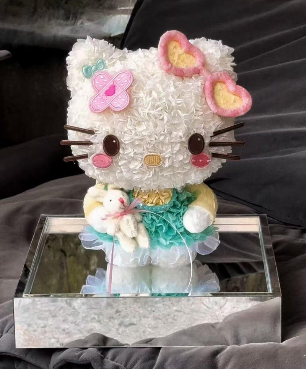 Hello Kitty 繡球永生花