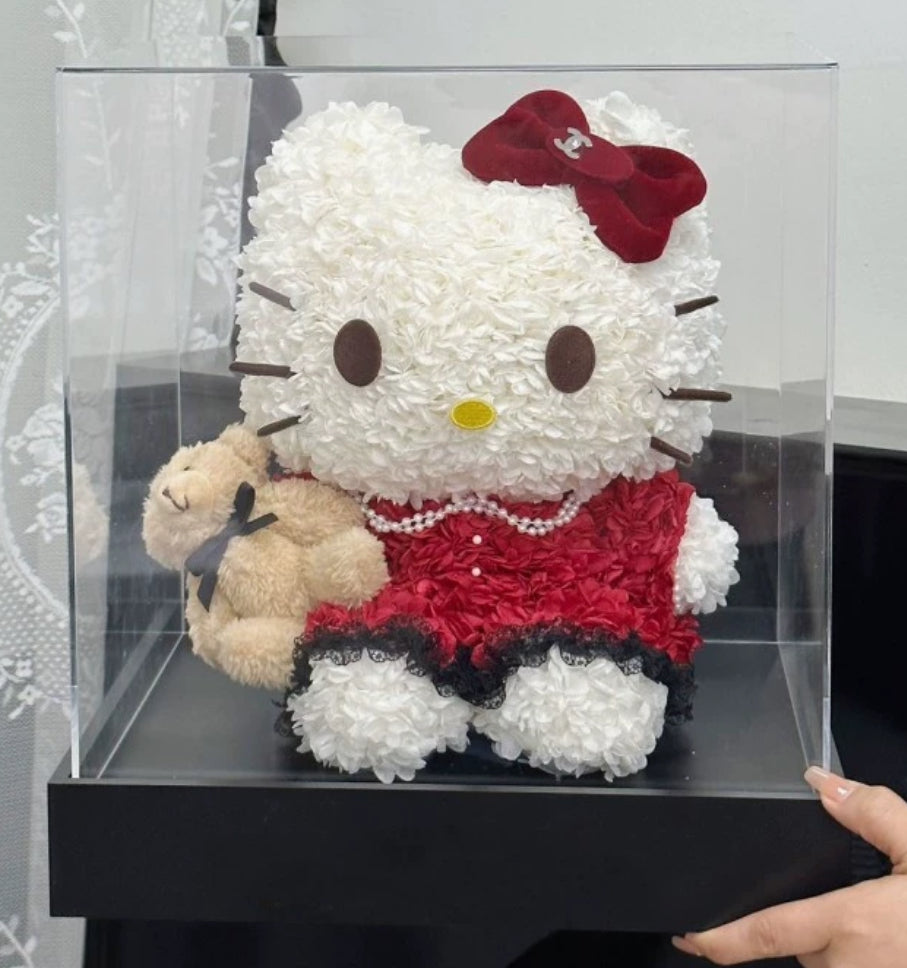 Hello Kitty 繡球永生花