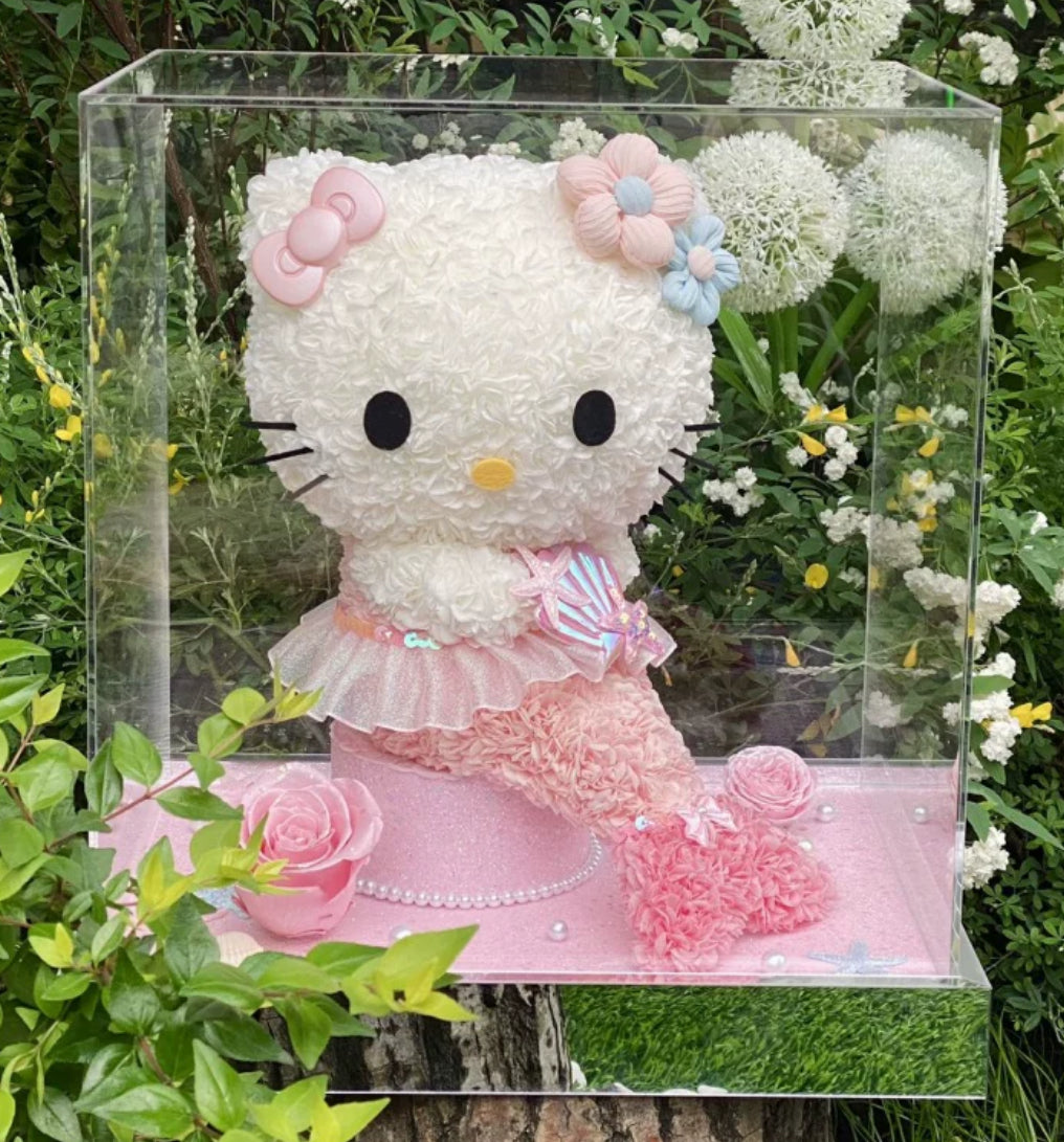 Hello Kitty 繡球永生花