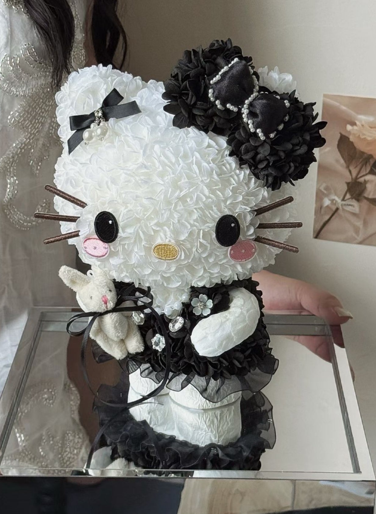 Hello Kitty 繡球永生花