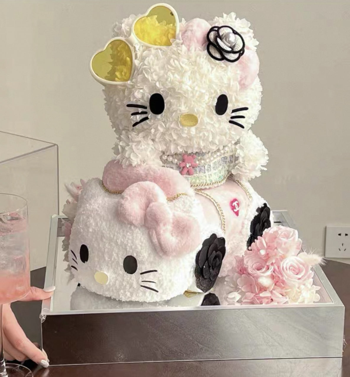 Hello Kitty 繡球永生花