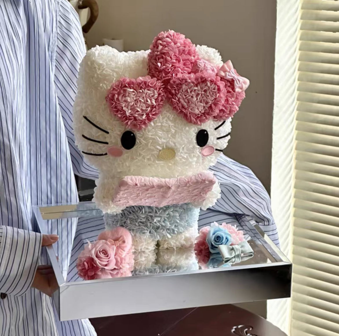 Hello Kitty 繡球永生花