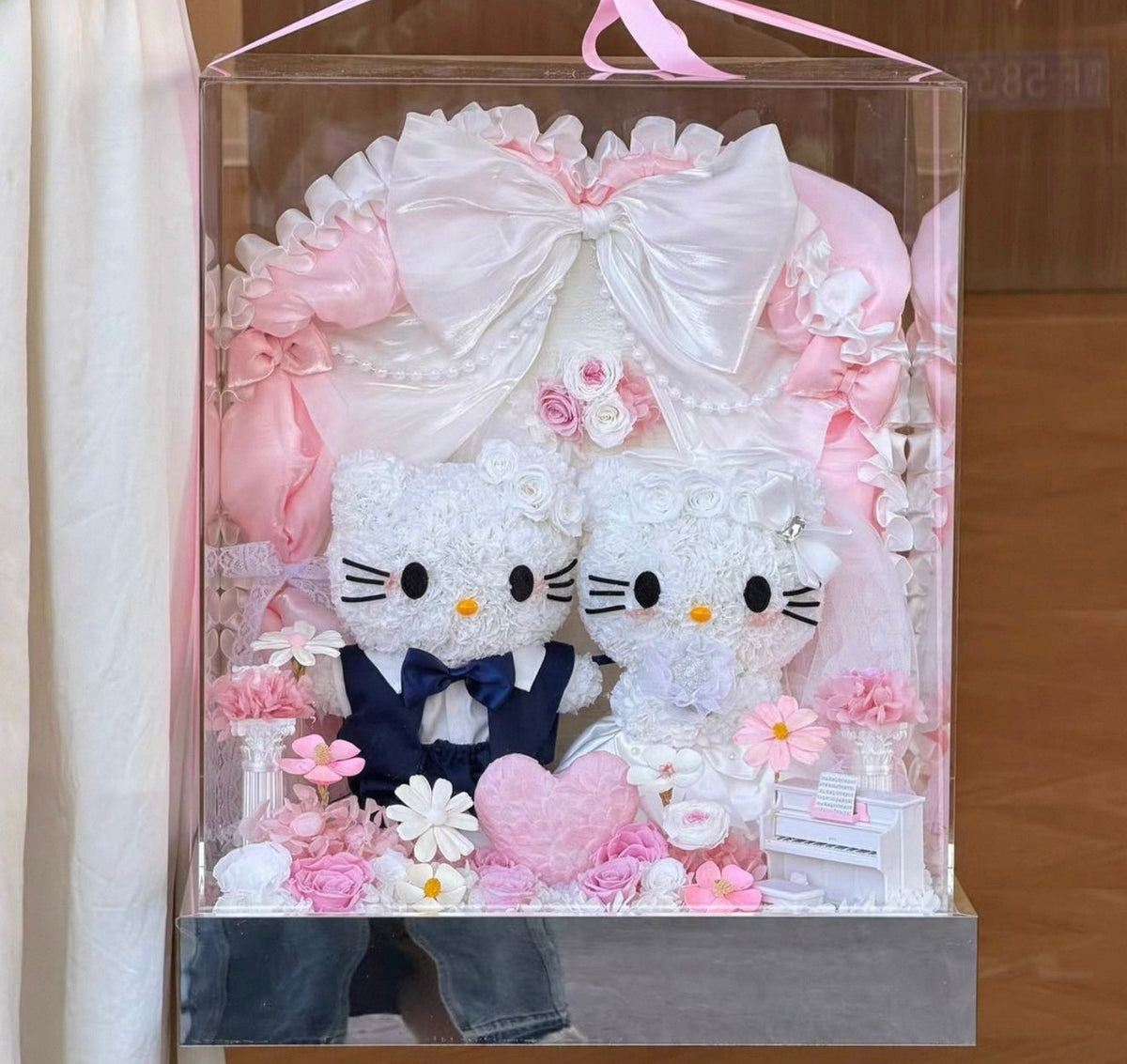 Hello Kitty 繡球永生花