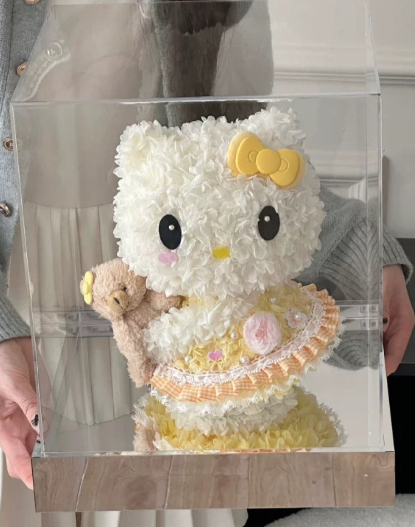 Hello Kitty 繡球永生花