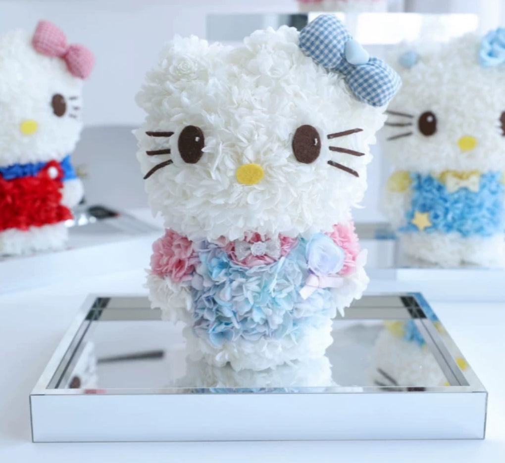 Hello Kitty 繡球永生花