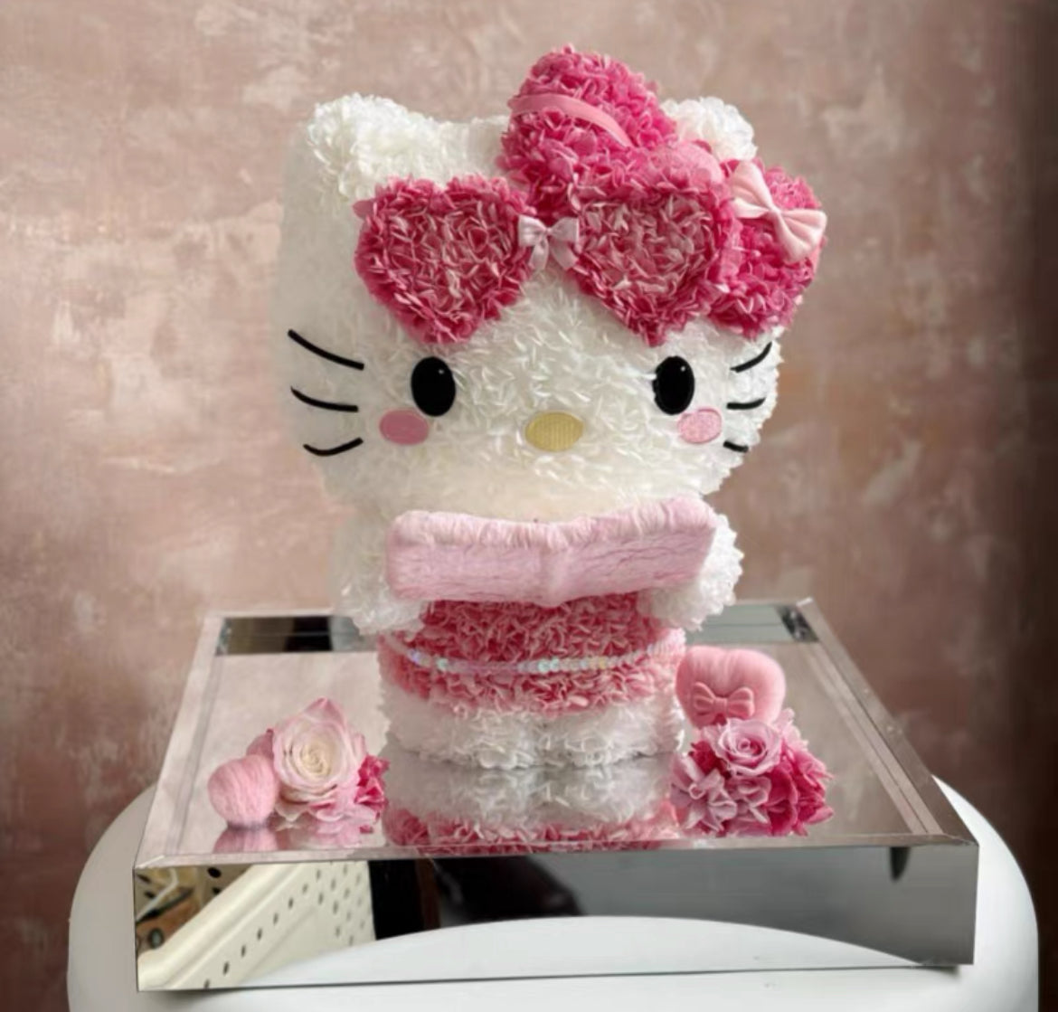 Hello Kitty 繡球永生花