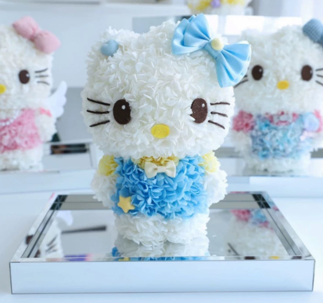Hello Kitty 繡球永生花