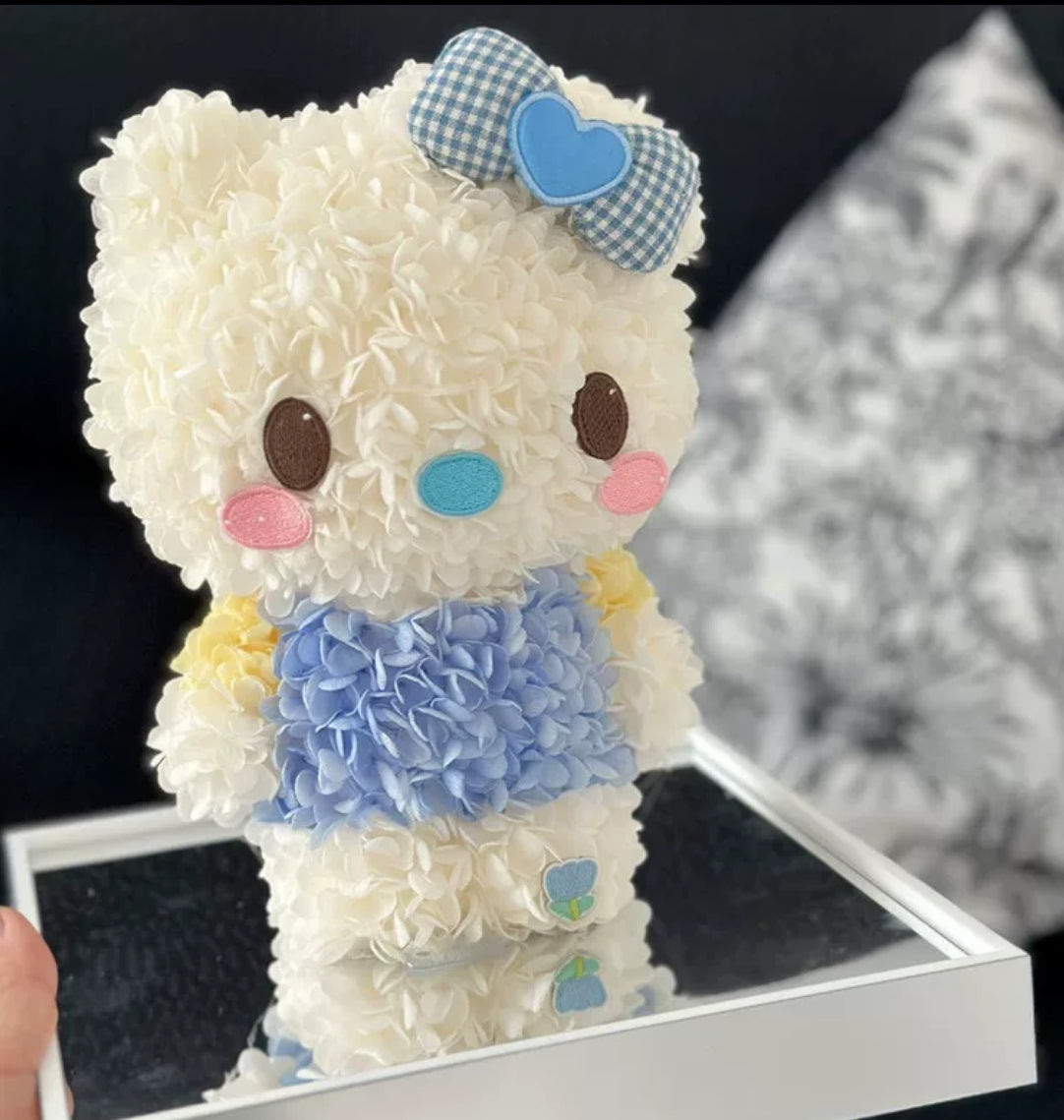 Hello Kitty 繡球永生花