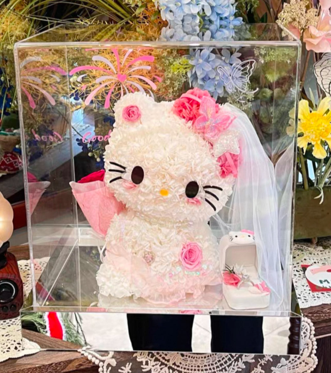 Hello Kitty 繡球永生花 (求婚)