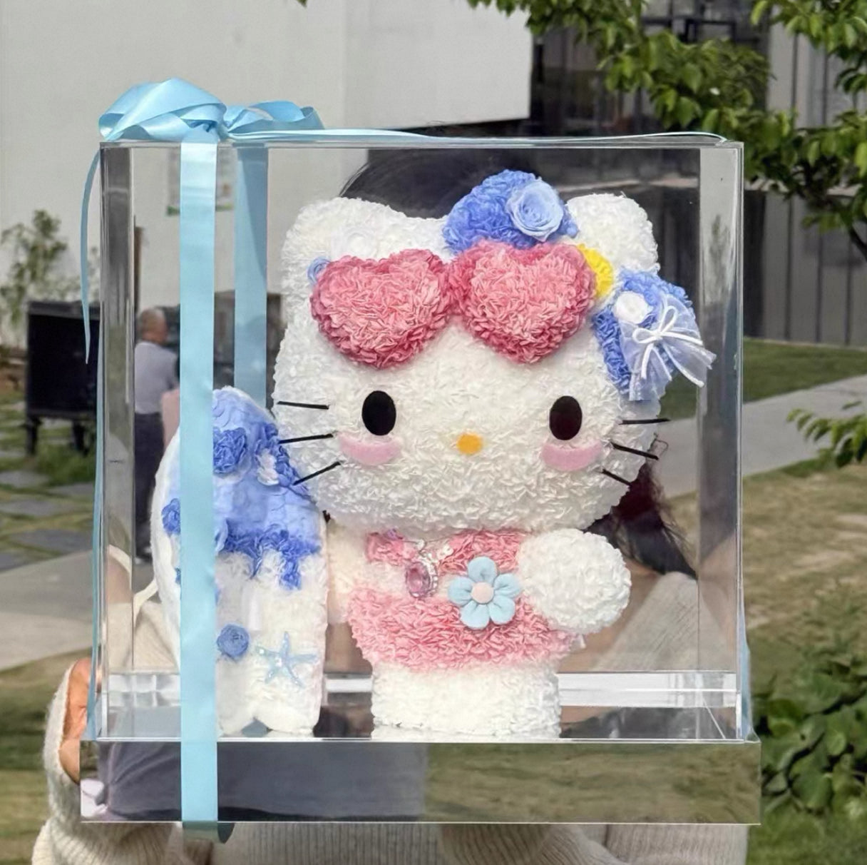 Hello Kitty 繡球永生花