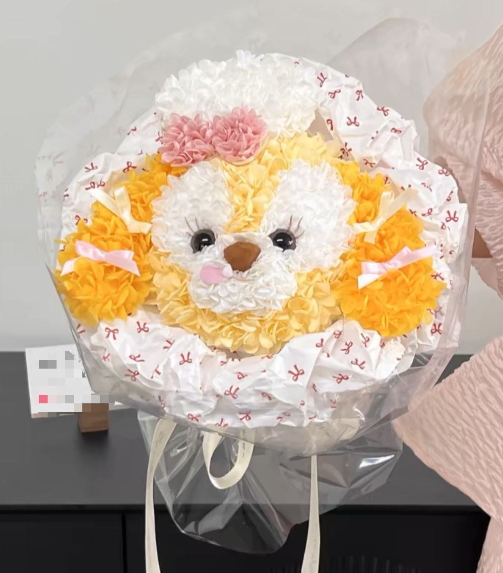 獨家自創卡通永生花花束 - CookieAnn